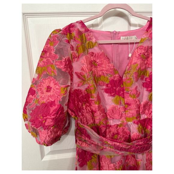 Floral Pink Mini Dress - Picture 5 of 11